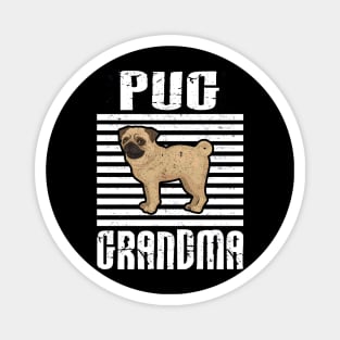 Pug Grandma Proud Dogs Magnet